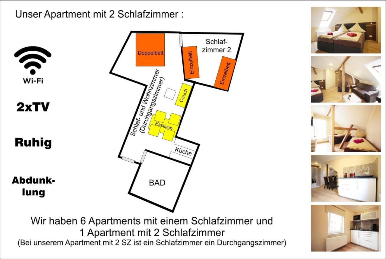 Apartments Roehrstrasse Weimar  Exteriör bild